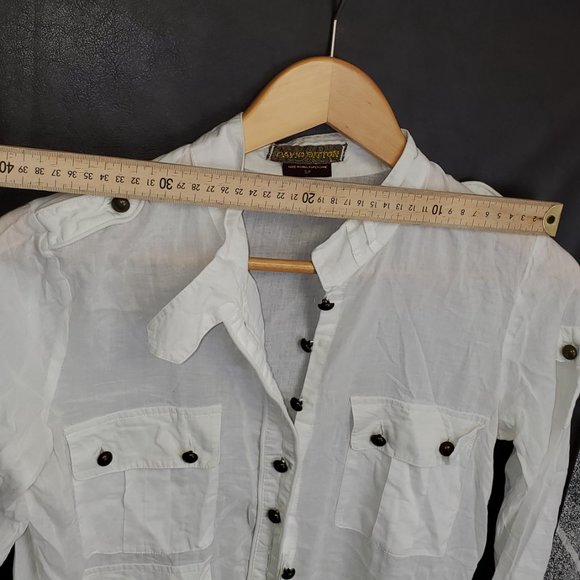 Buffalo David Bitton white long sleeve shirt size s - Picture 5 of 5